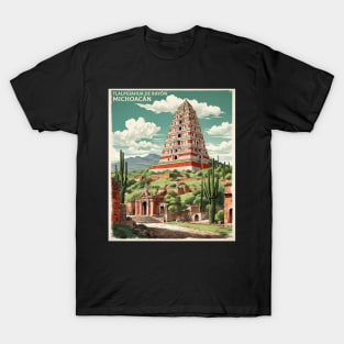 Tlalpujahua de Rayon Michoacan Mexico Vintage Tourism Travel T-Shirt